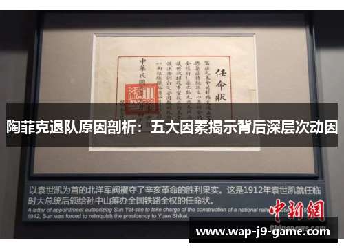 陶菲克退队原因剖析:五大因素揭示背后深层次动因 陶菲克退队原因剖析:五大因素揭示背后深层次动因